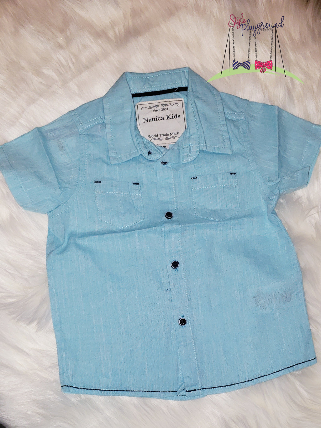 Short Sleeve Button Up