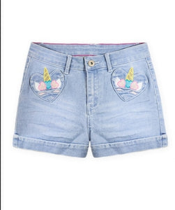 Denim Unicorn Shorts